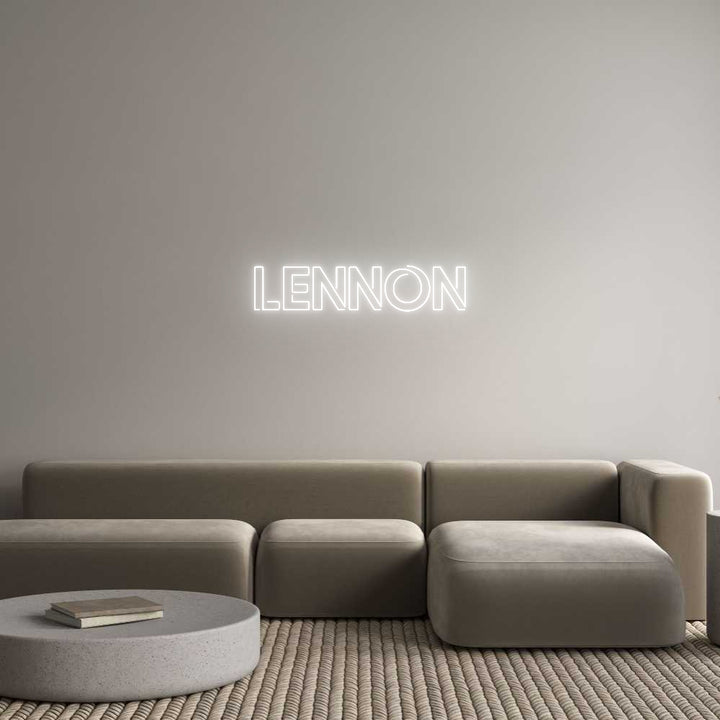 Custom Neon: Lennon