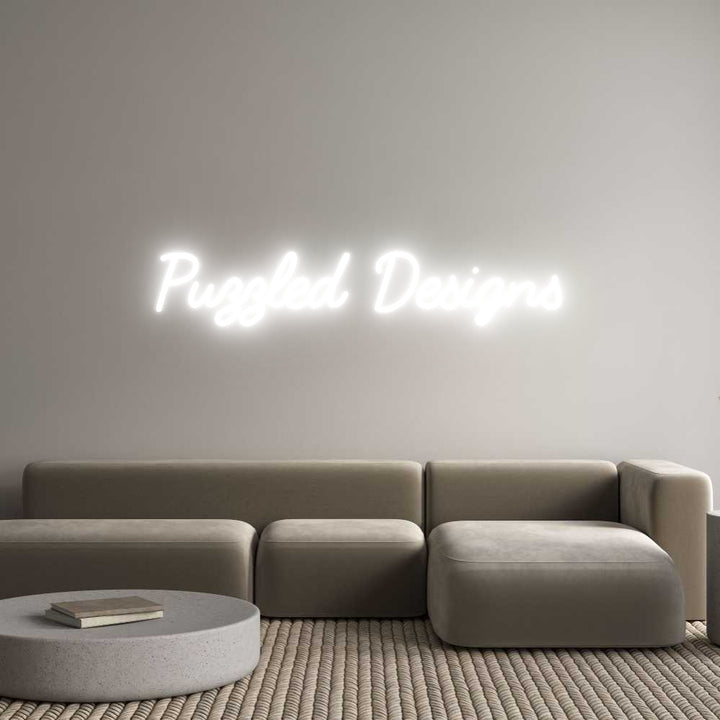 Custom Neon: Puzzled Designs