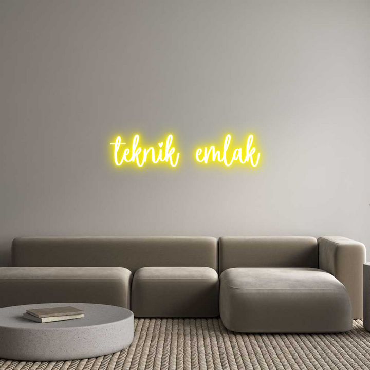 Custom Neon: teknik emlak