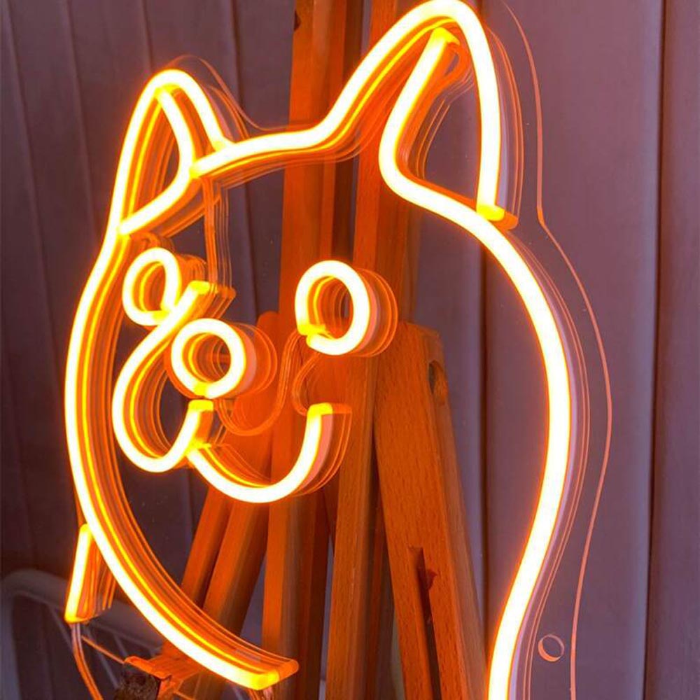 Japanese Akita Dog - LED Neon Sign