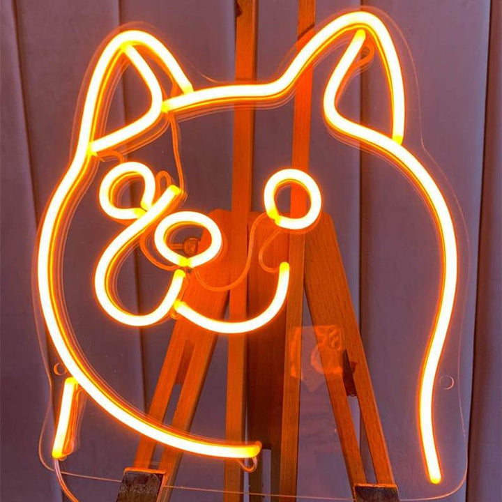 Japanese Akita Dog - LED Neon Sign