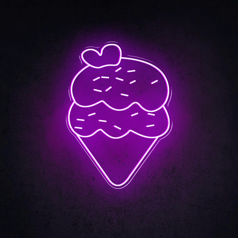 Ice Cream - LED Neon Sign