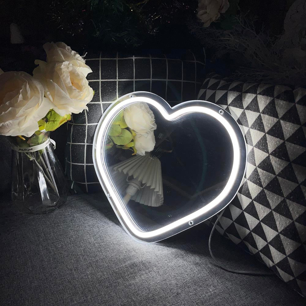 Heart Mirror - LED Neon Sign