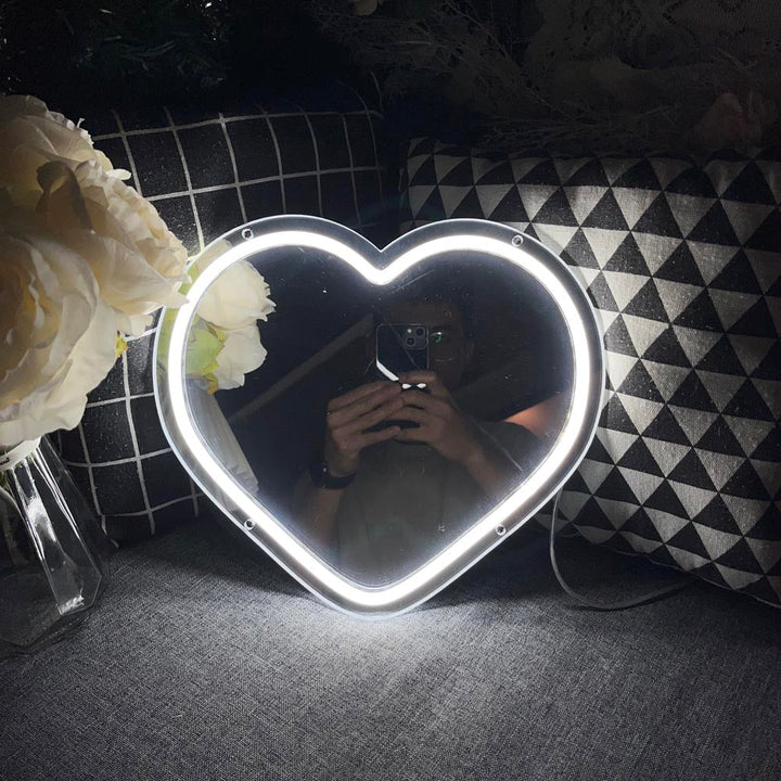 Heart Mirror - LED Neon Sign