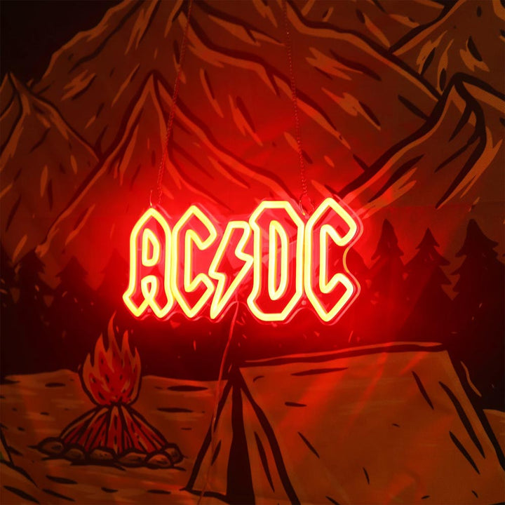 AC/DC - Letrero de neón LED