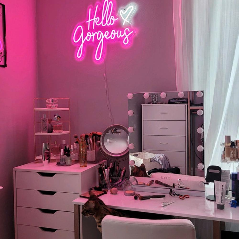 Hello Gorgeous | Salon Neon Sign | Neonoen