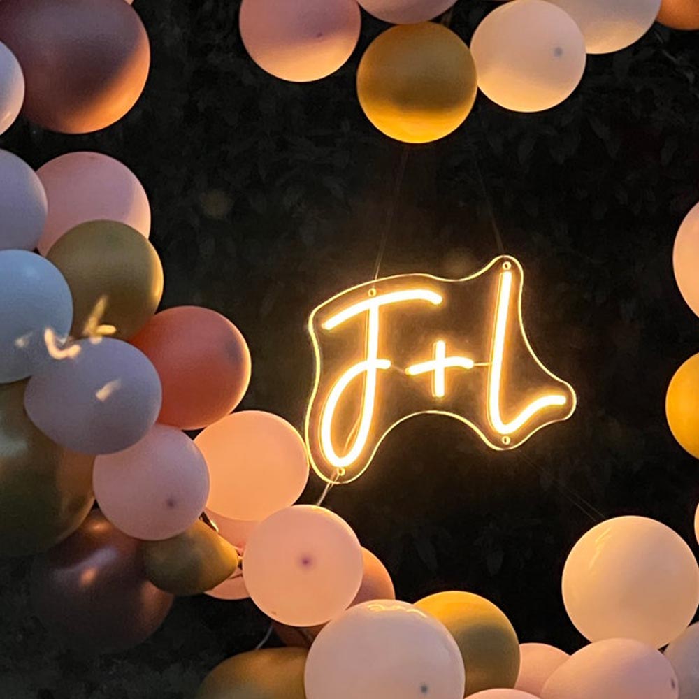 Led Initials Custom Initials | Wedding Neon Sign | HDJSign – Neonoen