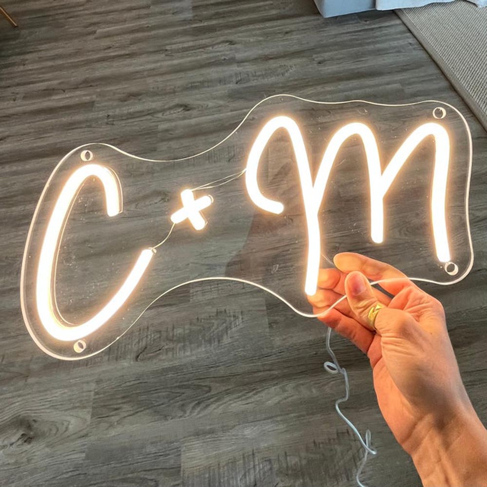 Led Initials Custom Initials | Wedding Neon Sign | HDJSign – Neonoen