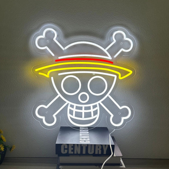 Skull Pirate - Anime Neon Sign