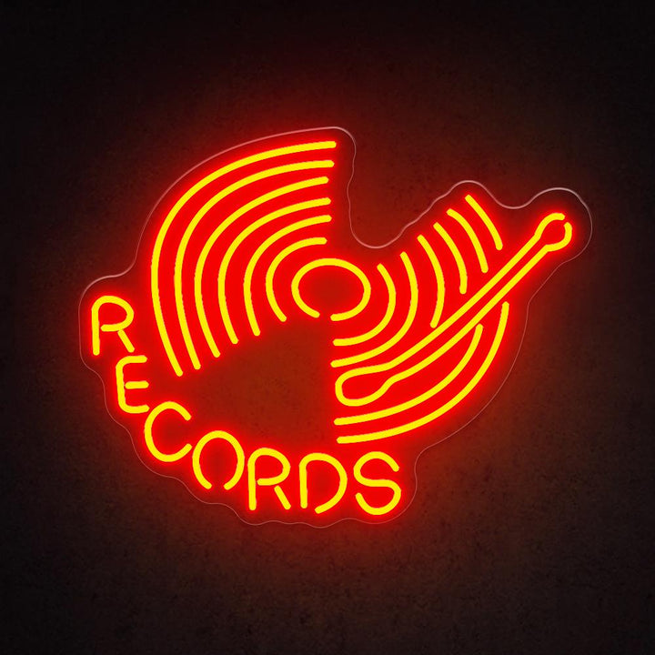 Records - LED Neon Sign