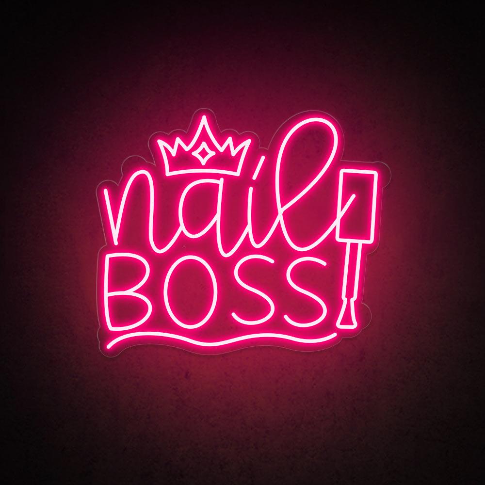 Nail Boss - LED Neon Sign