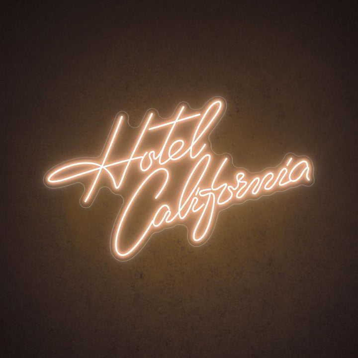 Hotel California - LED Neon Sign