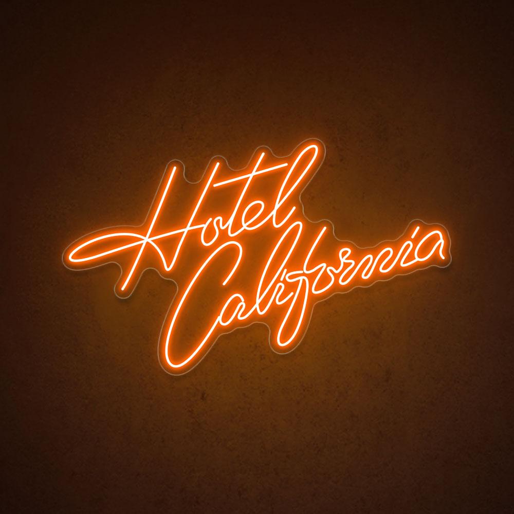 Hotel California - LED Neon Sign