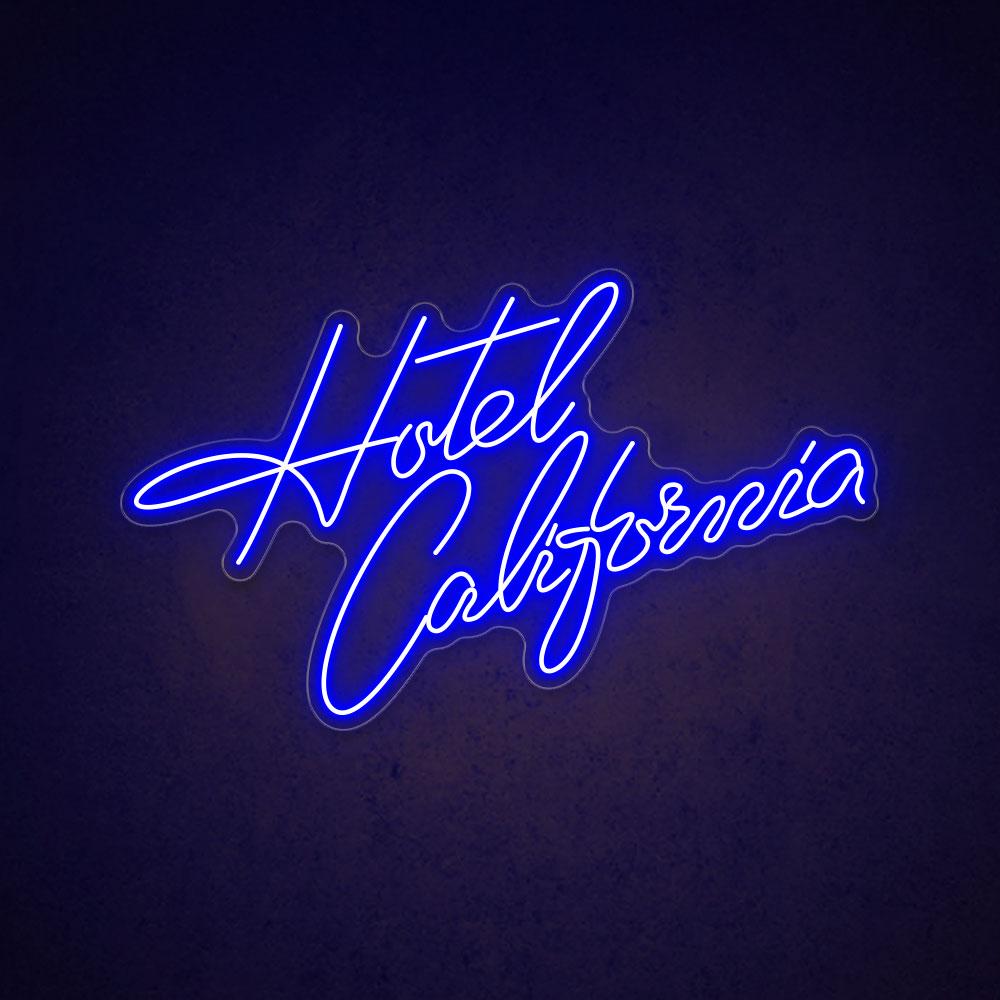 Hotel California - LED Neon Sign