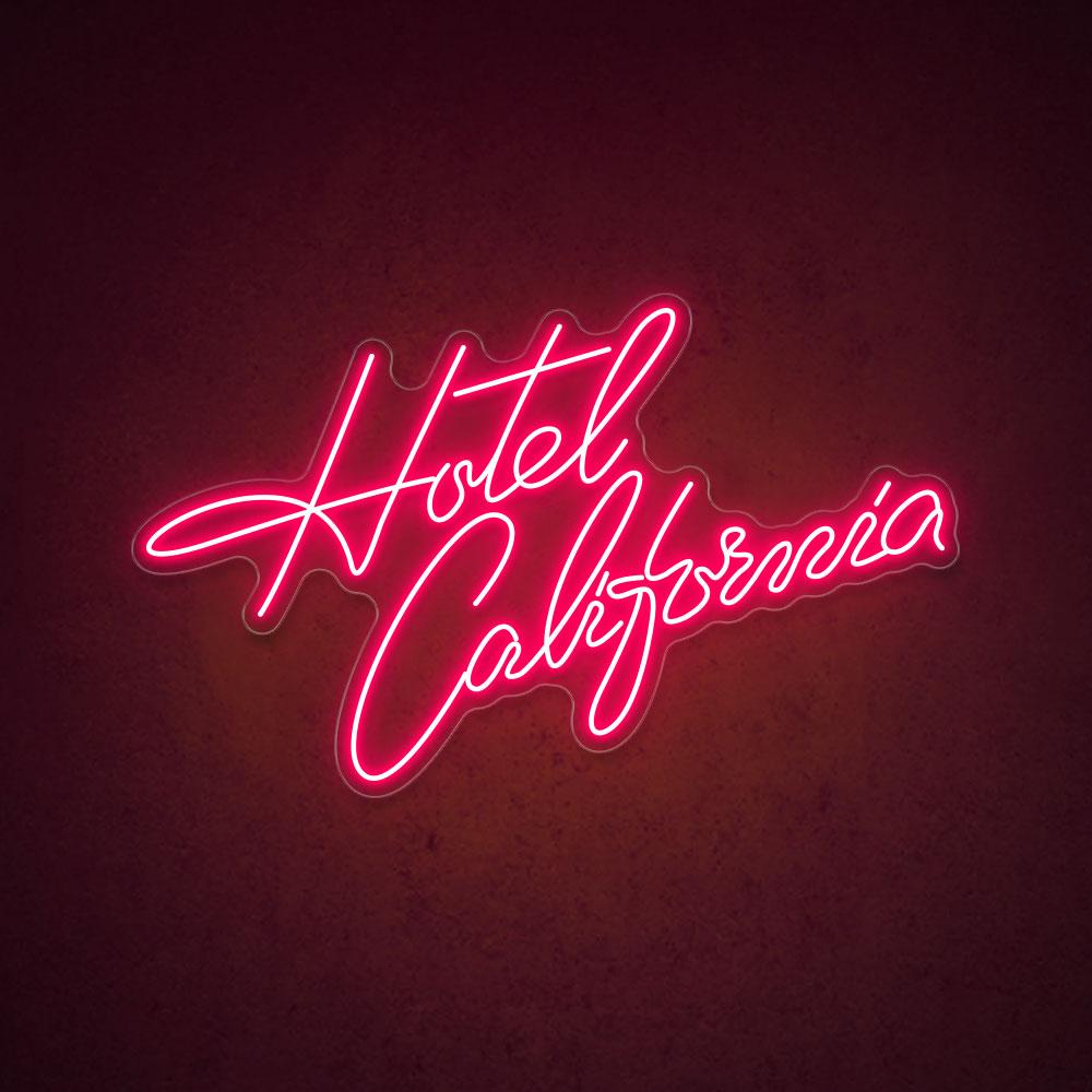 Hotel California - LED Neon Sign