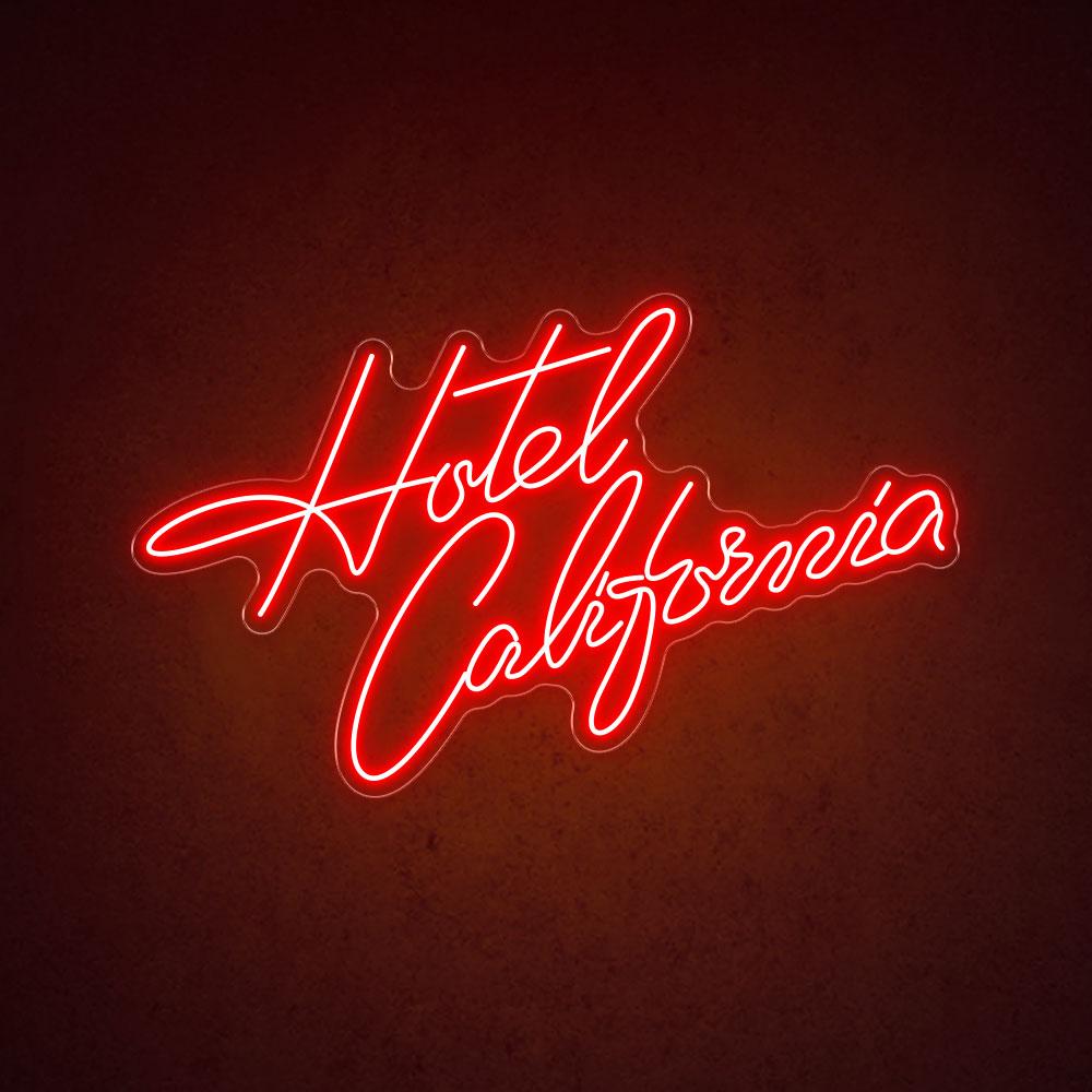 Hotel California - LED Neon Sign