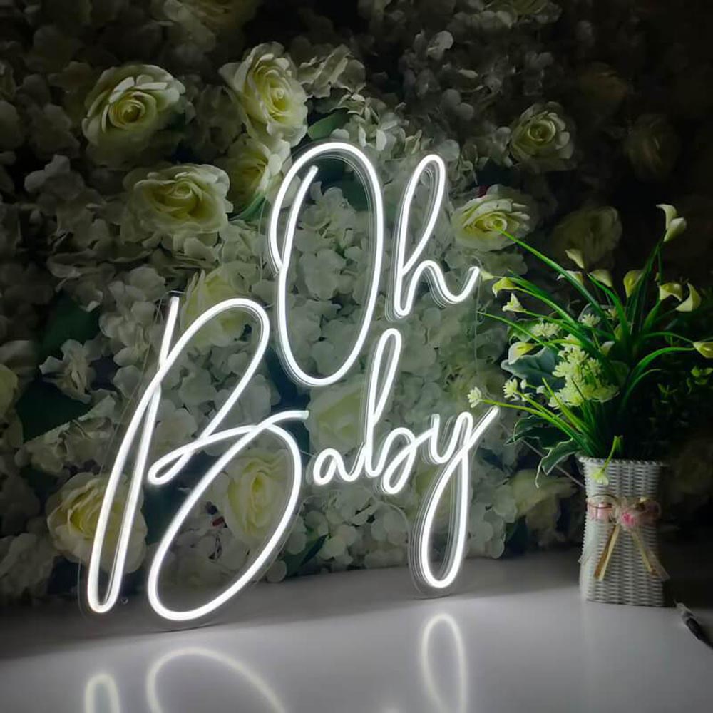 Oh Baby – LED-Neonschild