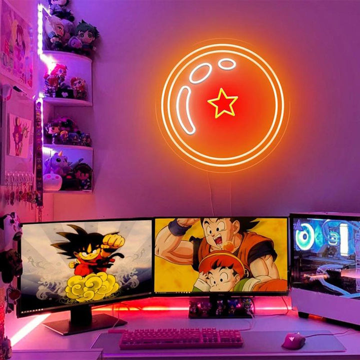 One Star Dragon Ball - LED Neon Sign