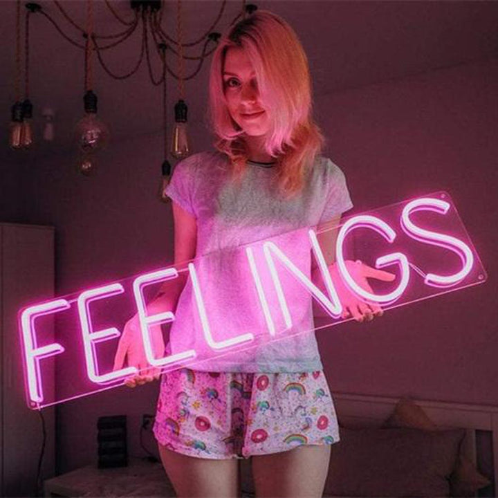 Feelings - LED Neon Sign