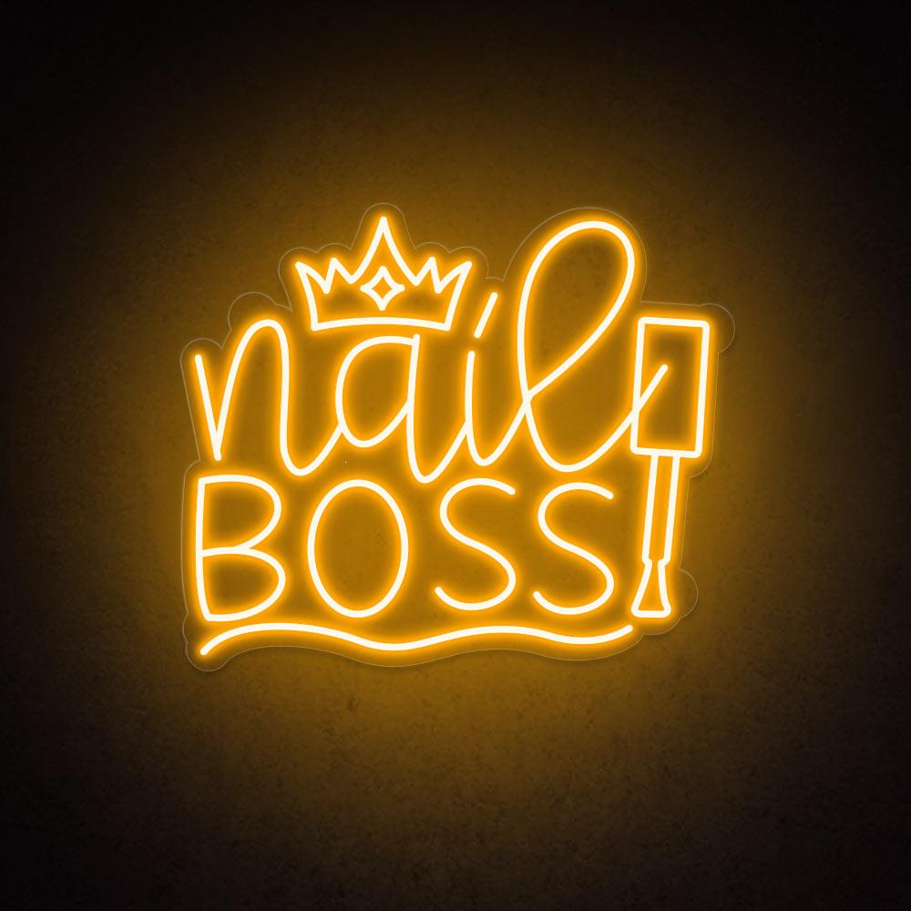 Nail Boss - LED Neon Sign