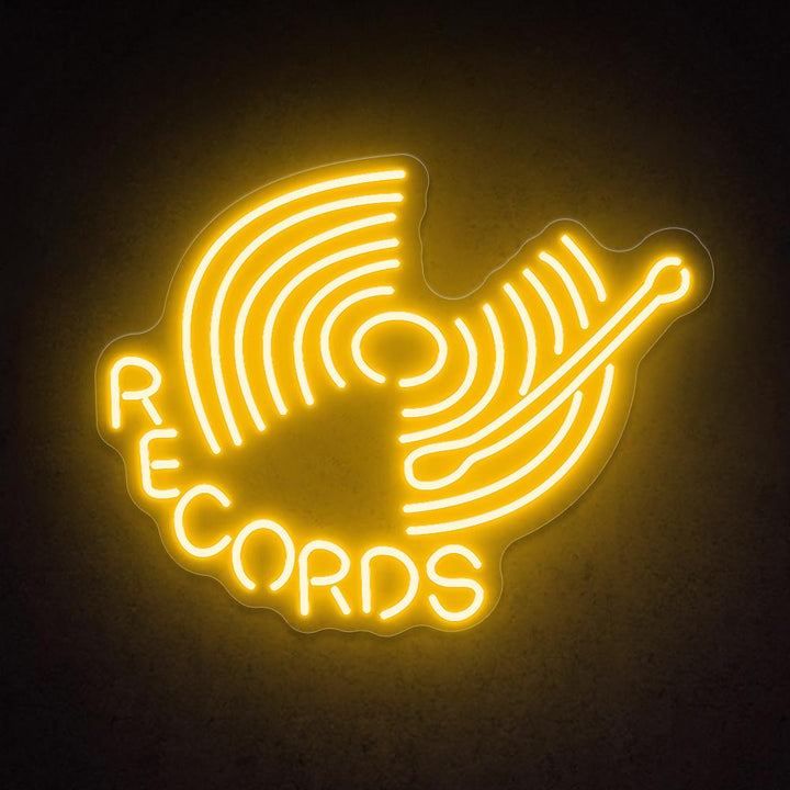 Records - LED Neon Sign