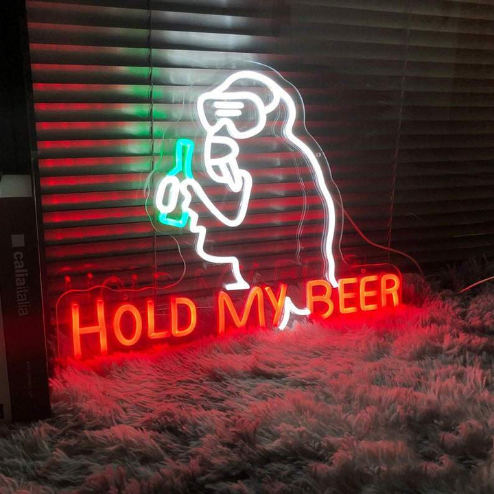 Hold My Beer - Letrero de neón LED