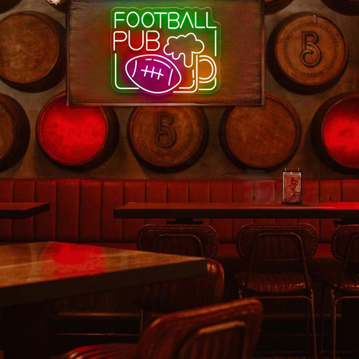 Football Pub - LED Neon Sign