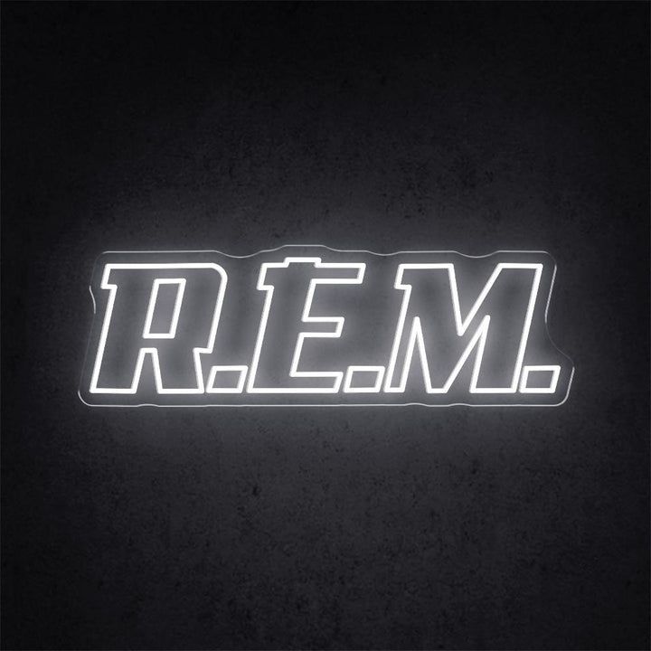 R.E.M. - LED Neon Sign