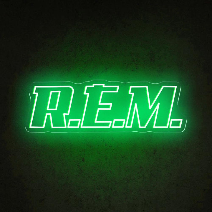 R.E.M. - LED Neon Sign