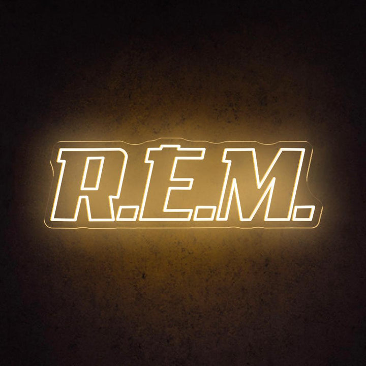 R.E.M. - LED Neon Sign