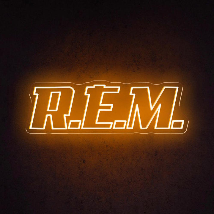 R.E.M. - LED Neon Sign