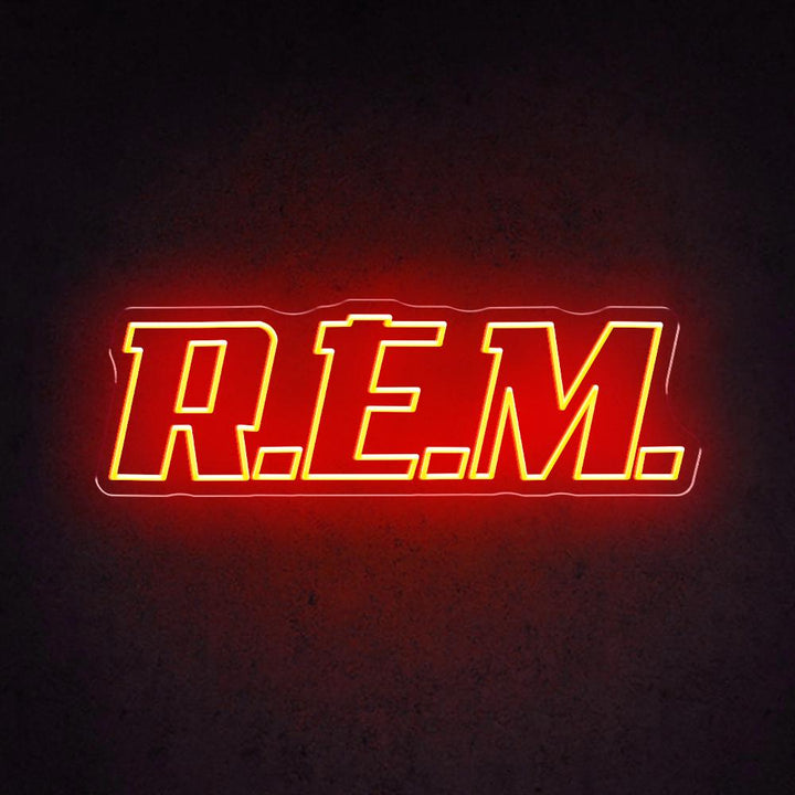 R.E.M. - LED Neon Sign