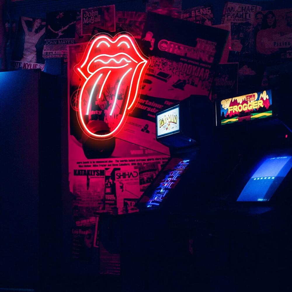 Los Rolling Stones - Letrero de neón 