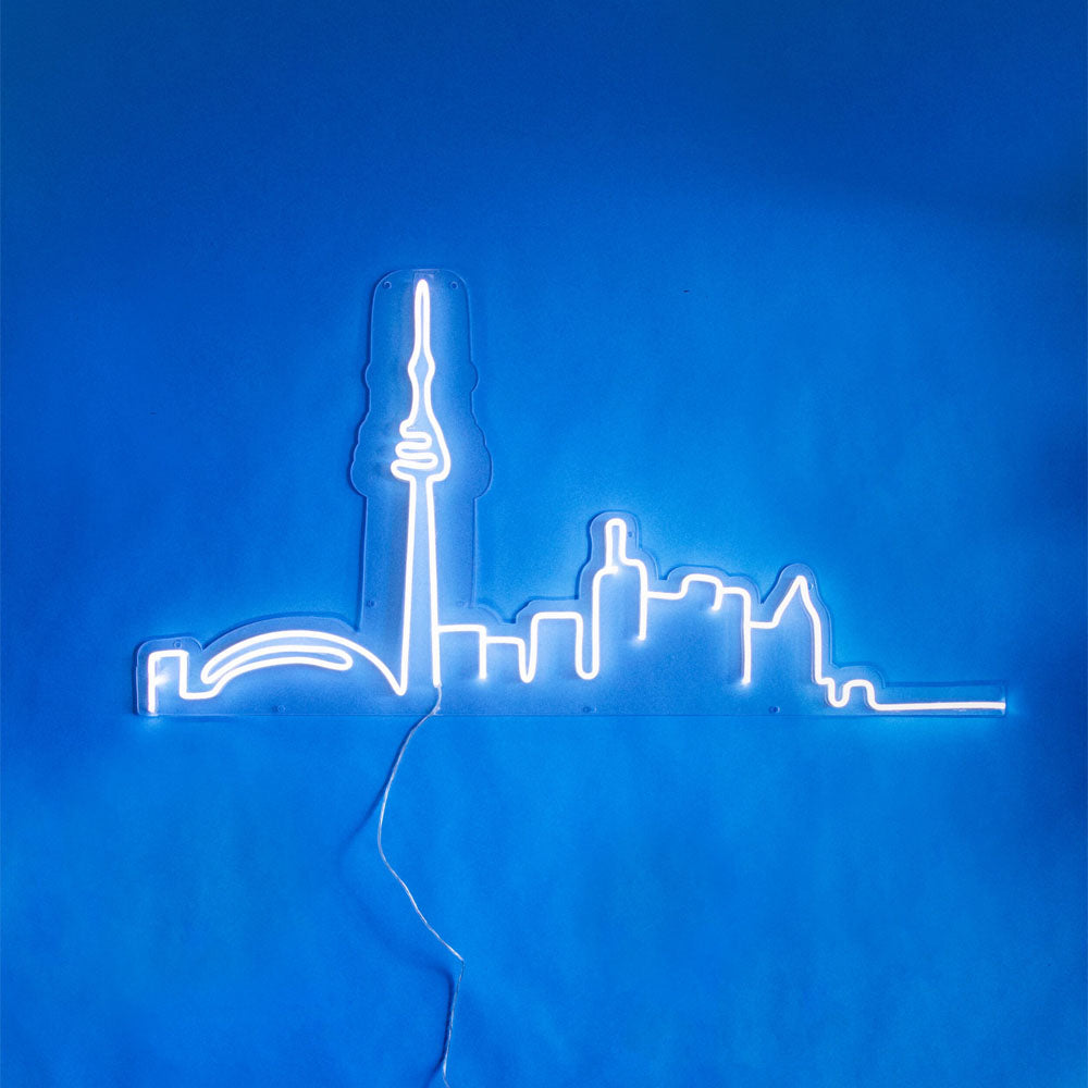 Horizonte de la ciudad de Toronto - Letrero de neón LED